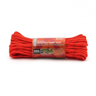 SOL Fire Lite Reflective Tinder Cord 550 50 Feet