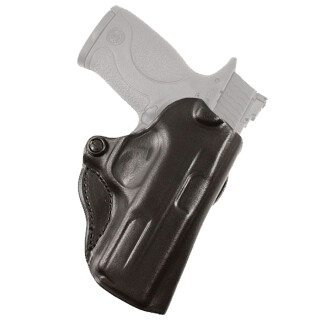 DeSantis Mini Scabbard For FN 509 OWB Belt Holster Leather Black