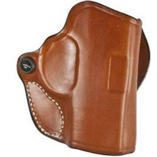 DeSantis Mini Scabbard Fits Kimber Micro 9mm Belt Slide Holster Right Hand Leather Tan