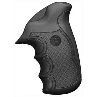 Pachmayr Diamond Pro S&W N Frame Round Butt Revolver Grips Rubber Black 02480