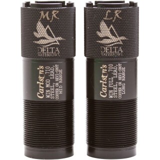 Carlson's 12 Gauge Winchester/Browning Invector/Mossberg/Savage/Weatherby Waterfowl Choke Tube 2-Pack 1704 Stainless Steel 07470