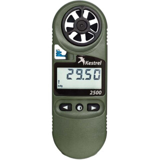 Kestrel 2500NV Pocket Weather Meter With Night Vision Backlight Compass OD Green 0825NV