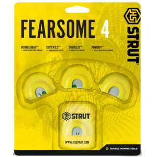 Hunters Specialties Strut Fearsome 4 Diaphragm Call Pack Turkey