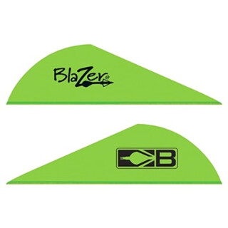 Bohning Blazer Vanes 2" Solid Neon Green 36 Pack 10831NG2