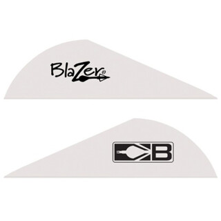 Bohning Blazer Vanes 2" Solid White 36 Pack 10831WH2