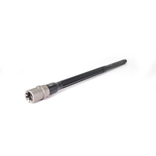 Faxon Match Series LR-308 Barrel 20" Heavy Fluted 6.5 Creedmoor 1/8 Twist Rifle Length Gas Stainless Black 10BC8R20FHQ-5R-NP3