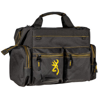 Browning Shooting Range Bag Black with Gold Trim
