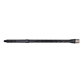 Faxon Match AR-15 Barrel 18" FLAME Fluted .223 Wylde 1/8 Twist Rifle Length Gas Stainless Black 15BW8R18LMQ-5R-NP3