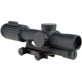 Trijicon VCOG 1-6x24 Riflescope Illuminated Red Horseshoe Dot/Crosshair .308 Winchester 175 Grain Ballistic Reticle First Focal Plane Thumb Screw Mount Black