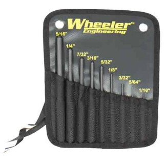 Wheeler 9 Piece Roll Pin Punch Set with Storage Pouch 204513