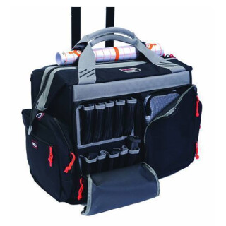 G Outdoors G.P.S. Large Rolling Range Bag Canvas Black 2215RB