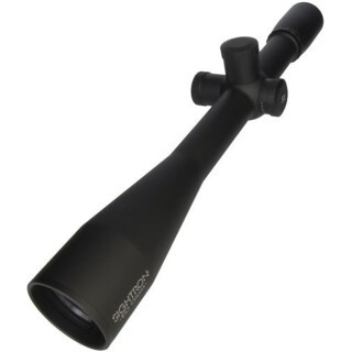 SIIISS Competition 45x45mm Riflescope Target Dot .1 MOA Reticle 30mm Tube 0.10 MOA per Click Side Parallax Adjustment Matte Black