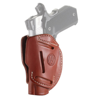 1791 Gunleather 3WH 3 Way Multi-Fit OWB Concealment Holster for 3"/4" 1911 Models Ambidextrous Draw Leather Classic Brown