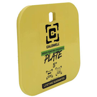 Caldwell AR500 Rimfire/Handgun 5" Gong 1/4" AR500 Yellow