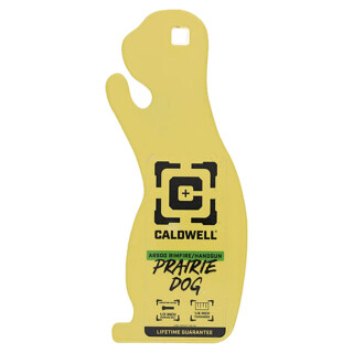 Caldwell AR500 Rimfire/Handgun Prairie Dog 1/4" AR500 Yellow