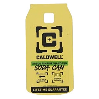 Caldwell AR500 Rimfire/Handgun Soda Can 1/4" AR500 Yellow