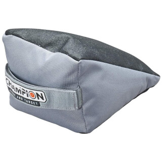 Champion Range and Target Wedge Rear Bag Nylon and Tough Hide Gray and Black