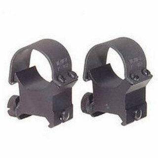 Weaver 1" Detachable Top Mount Rings Extra High Thumbscrews Matte Black 49044