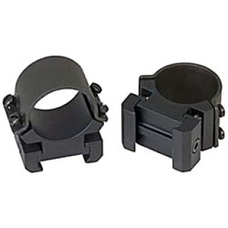 Weaver 1" Sure Grip Rings High Adjustable Windage Black Matte