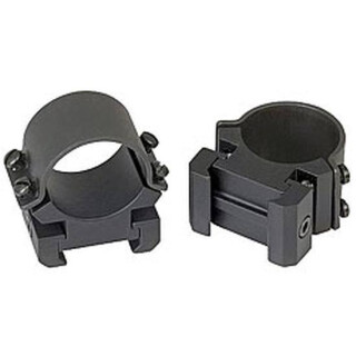 Weaver 1" Sure Grip Rings High Matte Black