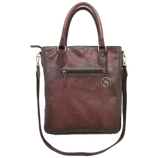 Cameleon Smith & Wesson Flat Tote Concealed Carry Purse Burgundy