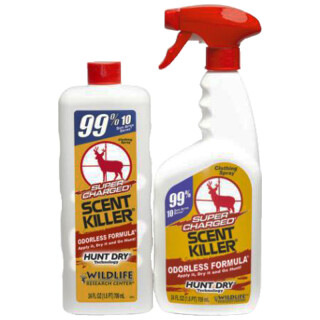 Wildlife Research Center Super Charged Scent Killer Clothing Spray Combo 3-Pack