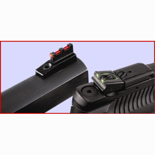 Williams Firesight Set Browning Buckmark .22LR with rear sights under 1" long Fiber Optic Sights Fixed Front Adjustable Rear Sights Aluminum Matte Black