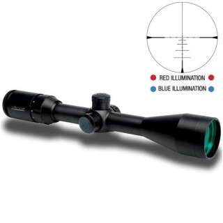 Konus KonusPro 550 3-9x40mm Riflescope Engraved 550 Dual Illuminated Center Dot Reticle 1" Tube 1/4 MOA Matte Finish 7276