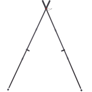 BOG Bog-Pod Dead Silent Standing Shooting Sticks 72" Bipod Collapsible Aluminum Legs Rubber Feet Black