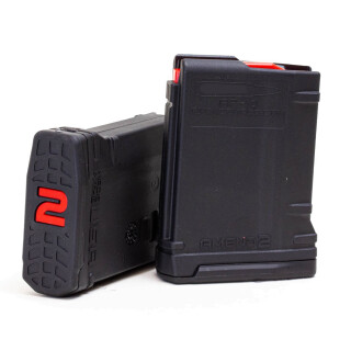 Amend2 Mod-2 DPMS LR-308/SR-25 10 Round Magazine .308 Winchester Anti-tilt Super Follower Stainless Steel Spring Polymer Matte Black