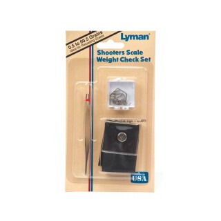 Lyman Shooter's Scale Weight Check 10 Piece Set 60.5 grains total Storage Pouch
