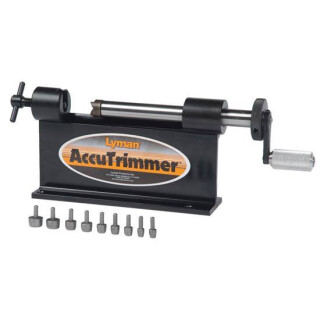 Lyman AccuTrimmer Set With 9 Pilots Aluminum Black 7862210