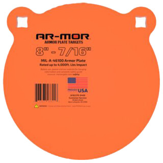 AR-MOR 8" Gong MIL41600 Steel 7/16" Thick