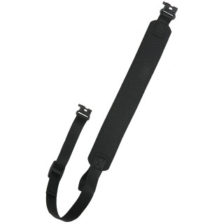 Rifle/Shotgun Sling Neoprene Leather Trim Black