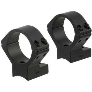 Talley Browning X Bolt Base and Ring Combo 1" Medium Aluminum Matte Black 2 Mounts