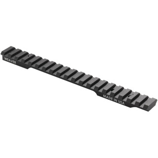 Weaver Tactical Extended Multi Slot Base with 20 MOA Savage 10/11/12/14/16 Aluminum Matte Black