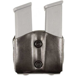 DeSantis Double Magazine Pouch for SIG Sauer P365 Leather Black