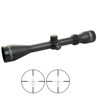 Traditions 3-9x40 Illuminated Range Finding Muzzleloader Scope 1" Tube .25 MOA Adjustments Aluminum Black