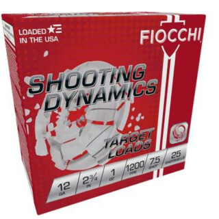 Fiocchi Shooting Dynamics 12 Gauge Ammo 2-3/4in #7.5 1oz Lead Shot