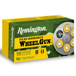 Remington Performance WheelGun .357 Magnum Ammunition 50 Rounds 158 Grain Lead Semi-Wad Cutter 1235fps