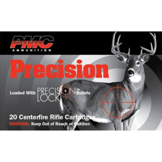 Ammo .243 Winchester PMC Precision 75 Grain BTHP Bullet 3400 fps 20 Rounds 243HVA