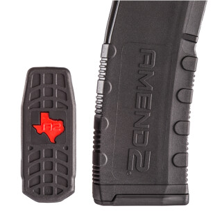 Amend2 Mod-2 Texas Special Edition AR-15 30 Round Magazine .223 Remington/5.56 NATO Anti-tilt Super Follower Stainless Steel Spring Polymer Matte Black