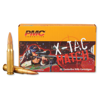 PMC X-TAC Match .308 Winchester Ammunition 20 Rounds OTM 168 Grain