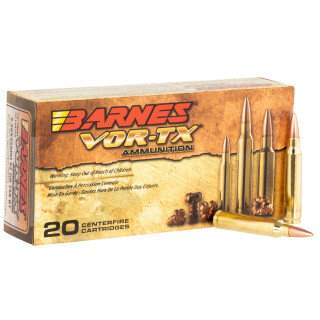 Barnes VOR-TX 5.56 NATO Ammunition 20 Rounds 62 Grain Barnes TSX Boat Tail Lead Free Projectile