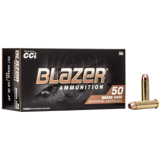 CCI Blazer Brass .357 MAG 158 Grain JHP 50 Round Box