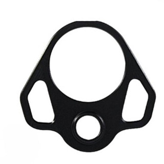 ODIN Works AR-15 Pistol Buffer Tube Back Plate Black ACC-PBT-PLATE-BLK 