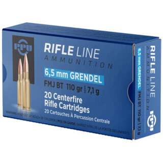 Prvi Partizan 6.5 Grendel Ammunition 20 Rounds FMJ-BT 110 Grain