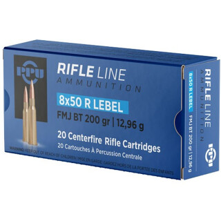 Prvi Partizan PPU 8x50R Lebel Ammunition 20 Rounds FMJ-BT 200 Grain
