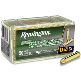 Remington Premier .22 Magnum Ammunition 50 Rounds AccuTip-V 33 Grain