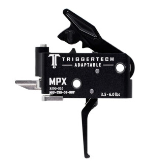TriggerTech Sig MPX Adaptable Two-Stage Drop-In Flat Trigger Black PVD Finish